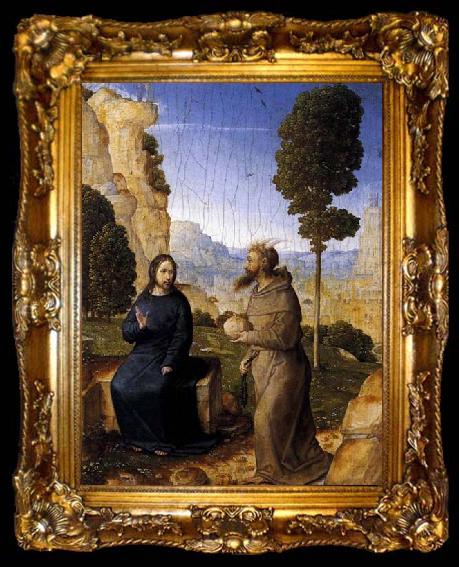 framed  Juan de Flandes The Temptation of Christ, ta009-2